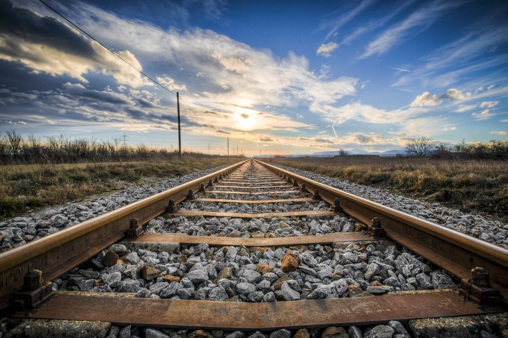 gleise, rails, train